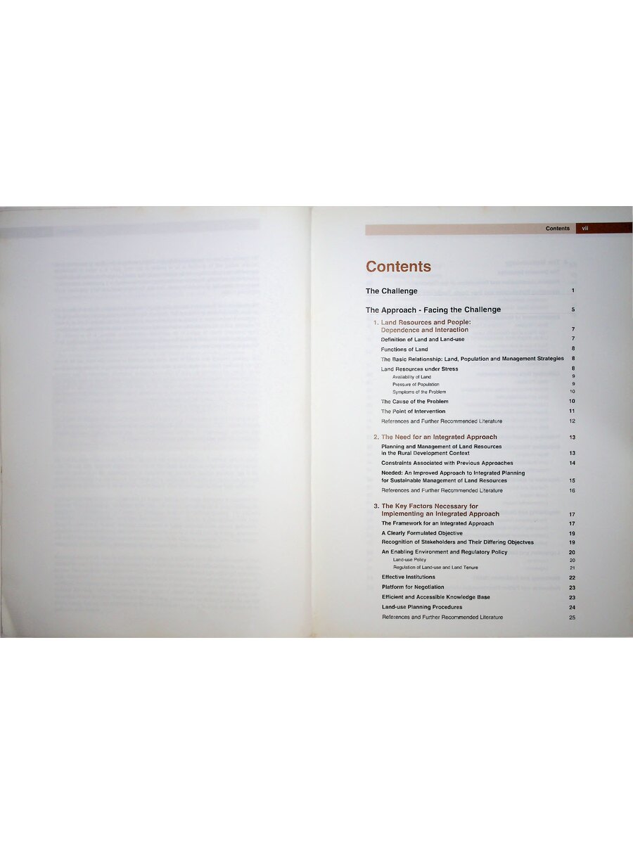 First page of The Future of our Land: Facing the Challenge