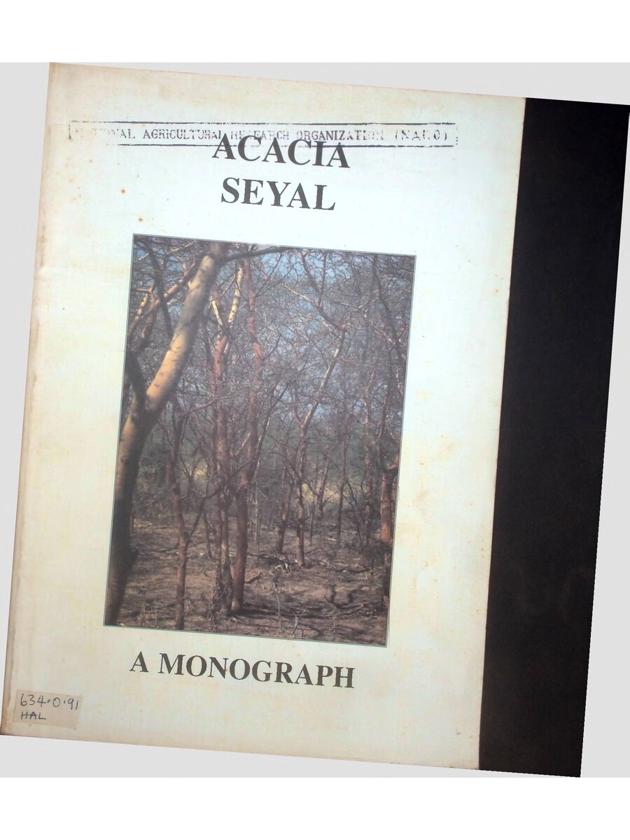First page of Acacia Seyal: A Monograph