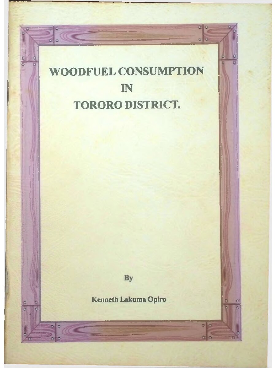 First page of Woodfuel Consumption in Tororo District