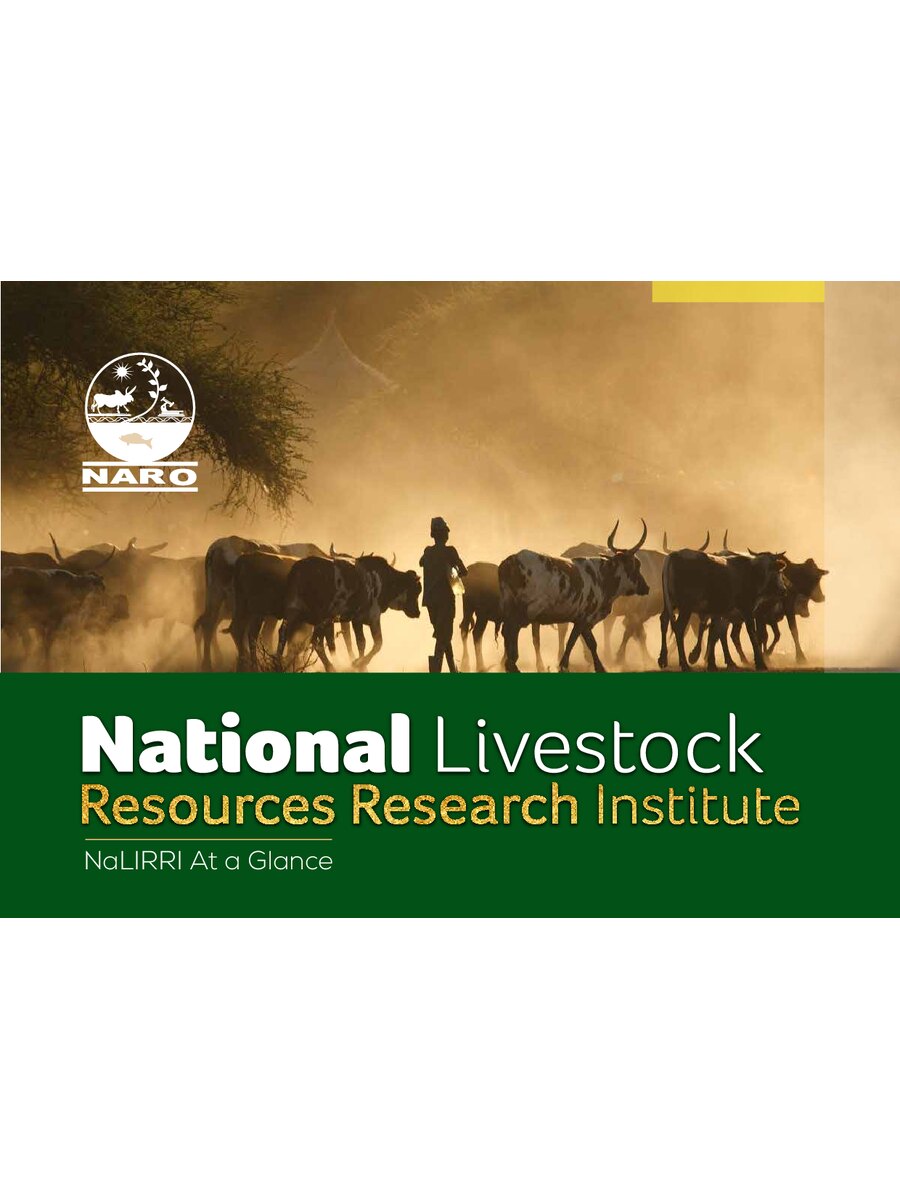 First page of National Livestock Resources Research Institute: NALIRRI at a Glance