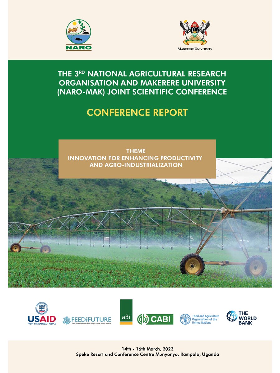 First page of Innovation for Enhancing Productivity and Agro-Industrialization