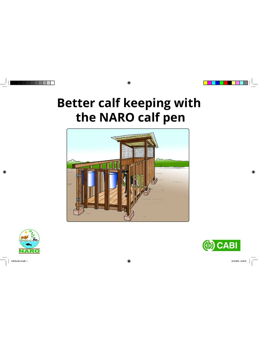 First page of Better Calf Keeping with the NARO Calf Pen