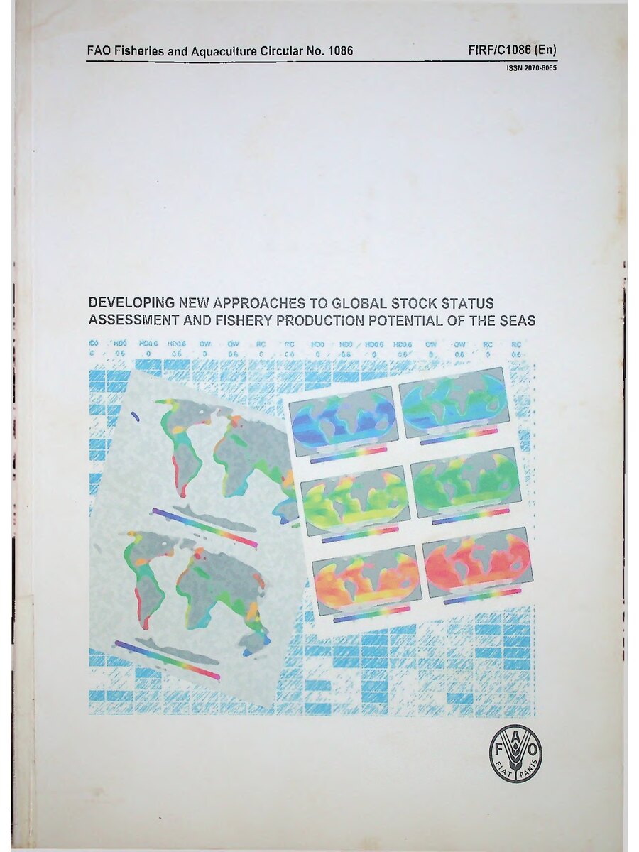 First page of Developing New Approaches to Global Stock Status Assessment and Fishery Production Potential of the Seas