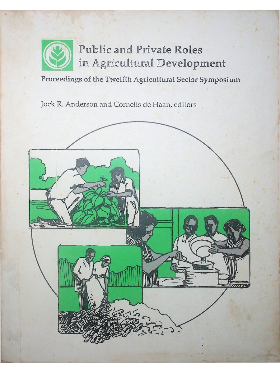 First page of Public and Private Roles in Agricultural Development: Procceedings of the Twelfth Agricultural Sector Symposium