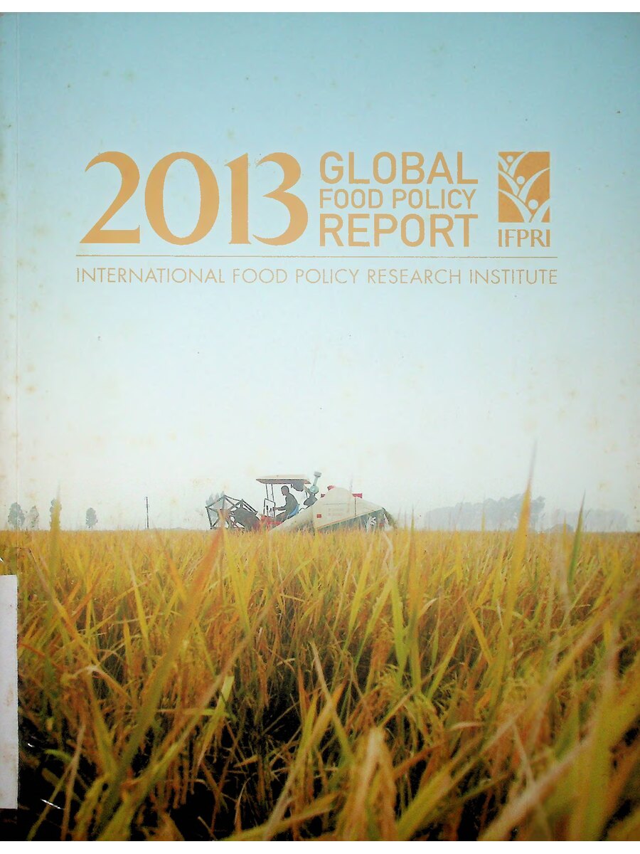 First page of 2013 Global Food Policy Report