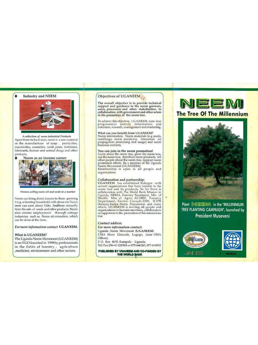 First page of Neem: The Tree of the Millennium